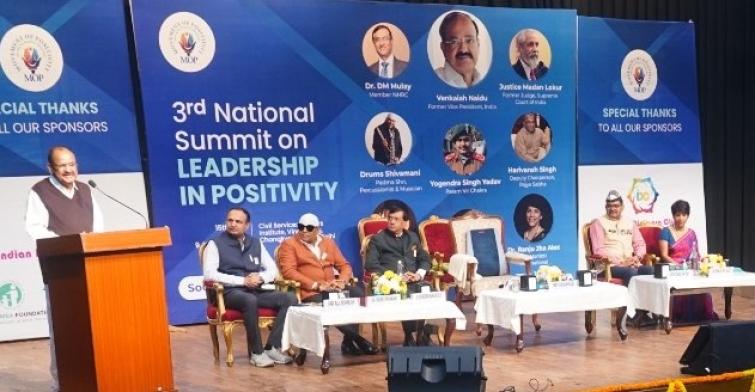 Precussionist Sivamani, PVC Capt Yogendra Singh Yadav, Dr Ranju Alex get Leadership in Positivity Award; Venkaiah Naidu says be Positive